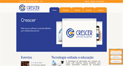Desktop Screenshot of crescersci.com.br