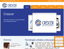 Tablet Screenshot of crescersci.com.br